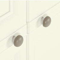 Thumbnail for Kunststoffschrank 79x43x125 cm Holzdesign Vanilleeis
