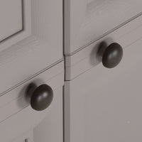 Thumbnail for Kunststoffschrank 79x43x125 cm Holzdesign Grau