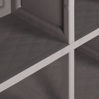 Thumbnail for Kunststoffschrank 79x43x125 cm Holzdesign Grau