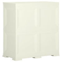 Thumbnail for Kunststoffschrank 79x43x85,5 cm Holzdesign Vanilleeis