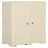 Thumbnail for Kunststoffschrank 79x43x85,5 cm Holzdesign Angora-Weiß