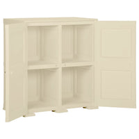 Thumbnail for Kunststoffschrank 79x43x85,5 cm Holzdesign Angora-Weiß
