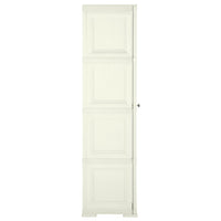 Thumbnail for Kunststoffschrank 40x43x164 cm Holzdesign Vanilleeis