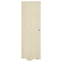 Thumbnail for Kunststoffschrank 40x43x164 cm Holzdesign Angora-Weiß