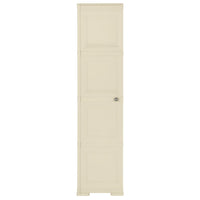 Thumbnail for Kunststoffschrank 40x43x164 cm Holzdesign Angora-Weiß