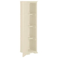 Thumbnail for Kunststoffschrank 40x43x164 cm Holzdesign Angora-Weiß