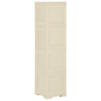 Thumbnail for Kunststoffschrank 40x43x164 cm Holzdesign Angora-Weiß