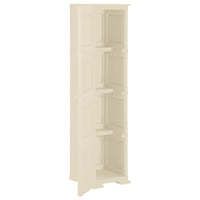 Thumbnail for Kunststoffschrank 40x43x164 cm Holzdesign Angora-Weiß