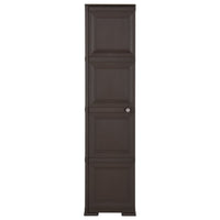 Thumbnail for Kunststoffschrank 40x43x164 cm Holzdesign Braun