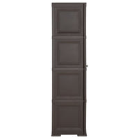Thumbnail for Kunststoffschrank 40x43x164 cm Holzdesign Braun