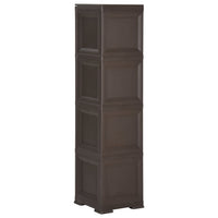 Thumbnail for Kunststoffschrank 40x43x164 cm Holzdesign Braun