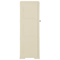 Thumbnail for Kunststoffschrank 40x43x125 cm Holzdesign Angora-Weiß