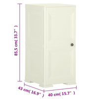 Thumbnail for Kunststoffschrank 40x43x85,5 cm Holzdesign Vanilleeis