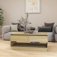 Thumbnail for Couchtisch Sonoma-Eiche 102,5x55x44 cm Holzwerkstoff