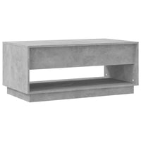 Thumbnail for Couchtisch Betongrau 102,5x55x44 cm Holzwerkstoff