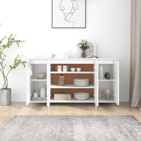 Thumbnail for Sideboard Weiß 135x41x75 cm Holzwerkstoff