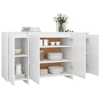 Thumbnail for Sideboard Weiß 135x41x75 cm Holzwerkstoff