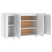 Thumbnail for Sideboard Weiß 135x41x75 cm Holzwerkstoff