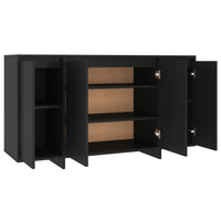 Thumbnail for Sideboard Schwarz 135x41x75 cm Holzwerkstoff