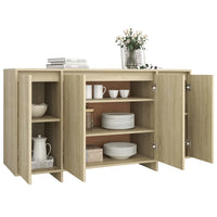 Thumbnail for Sideboard Sonoma-Eiche 135x41x75 cm Holzwerkstoff