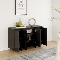 Thumbnail for Sideboard Schwarz 120x41x75 cm Holzwerkstoff