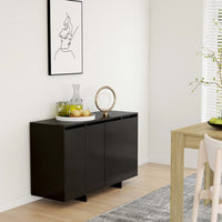 Thumbnail for Sideboard Schwarz 120x41x75 cm Holzwerkstoff