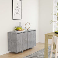 Thumbnail for Sideboard Betongrau 120x41x75 cm Holzwerkstoff