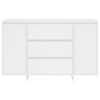Thumbnail for Sideboard mit 3 Schubladen Weiß 120x41x75 cm Holzwerkstoff