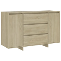 Thumbnail for Sideboard 3 Schubladen Sonoma-Eiche 120x41x75 cm Holzwerkstoff