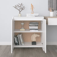 Thumbnail for Sideboard Weiß 70x41x75 cm Holzwerkstoff
