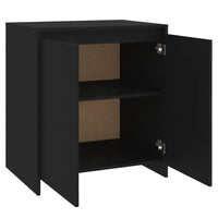 Thumbnail for Sideboard Schwarz 70x41x75 cm Holzwerkstoff