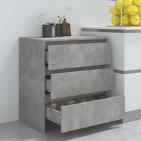 Thumbnail for Sideboard Betongrau 70x41x75 cm Holzwerkstoff