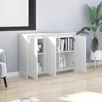Thumbnail for Sideboard Weiß 102x33x75 cm Holzwerkstoff