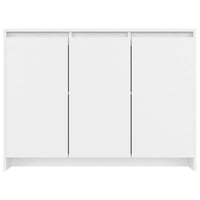 Thumbnail for Sideboard Weiß 102x33x75 cm Holzwerkstoff