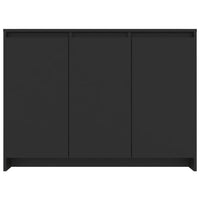 Thumbnail for Sideboard Schwarz 102x33x75 cm Holzwerkstoff