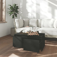 Thumbnail for Couchtisch Schwarz 90x50x41,5 cm Holzwerkstoff