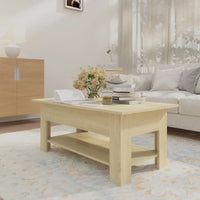 Thumbnail for Couchtisch Sonoma-Eiche 102x55x42 cm Holzwerkstoff