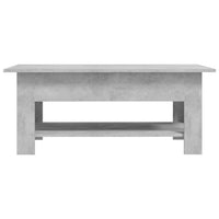 Thumbnail for Couchtisch Betongrau 102x55x42 cm Holzwerkstoff