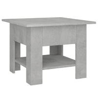 Thumbnail for Couchtisch Betongrau 55x55x42 cm Holzwerkstoff