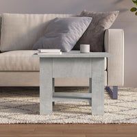 Thumbnail for Couchtisch Betongrau 55x55x42 cm Holzwerkstoff