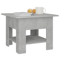 Thumbnail for Couchtisch Betongrau 55x55x42 cm Holzwerkstoff