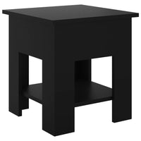 Thumbnail for Couchtisch Schwarz 40x40x42 cm Holzwerkstoff