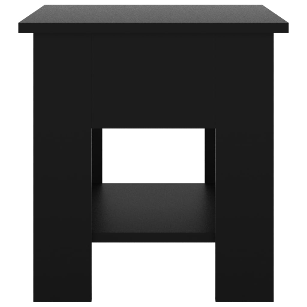 Couchtisch Schwarz 40x40x42 cm Holzwerkstoff