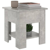 Thumbnail for Couchtisch Betongrau 40x40x42 cm Holzwerkstoff