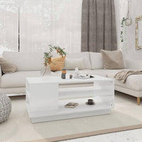 Thumbnail for Couchtisch Weiß 102x55x43 cm Holzwerkstoff