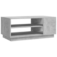 Thumbnail for Couchtisch Betongrau 102x55x43 cm Holzwerkstoff