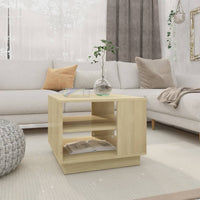 Thumbnail for Couchtisch Sonoma-Eiche 55x55x43 cm Holzwerkstoff