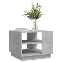 Thumbnail for Couchtisch Betongrau 55x55x43 cm Holzwerkstoff