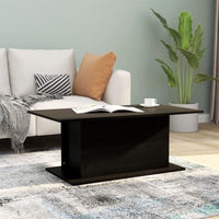 Thumbnail for Couchtisch Schwarz 102x55,5x40 cm Holzwerkstoff