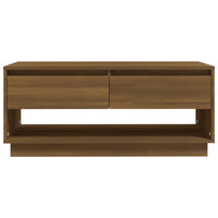 Thumbnail for Couchtisch Braun Eichen-Optik 102,5x55x44 cm Holzwerkstoff